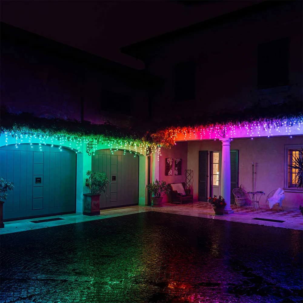 Twinkly Plus RGB+W LED Icicle Lights