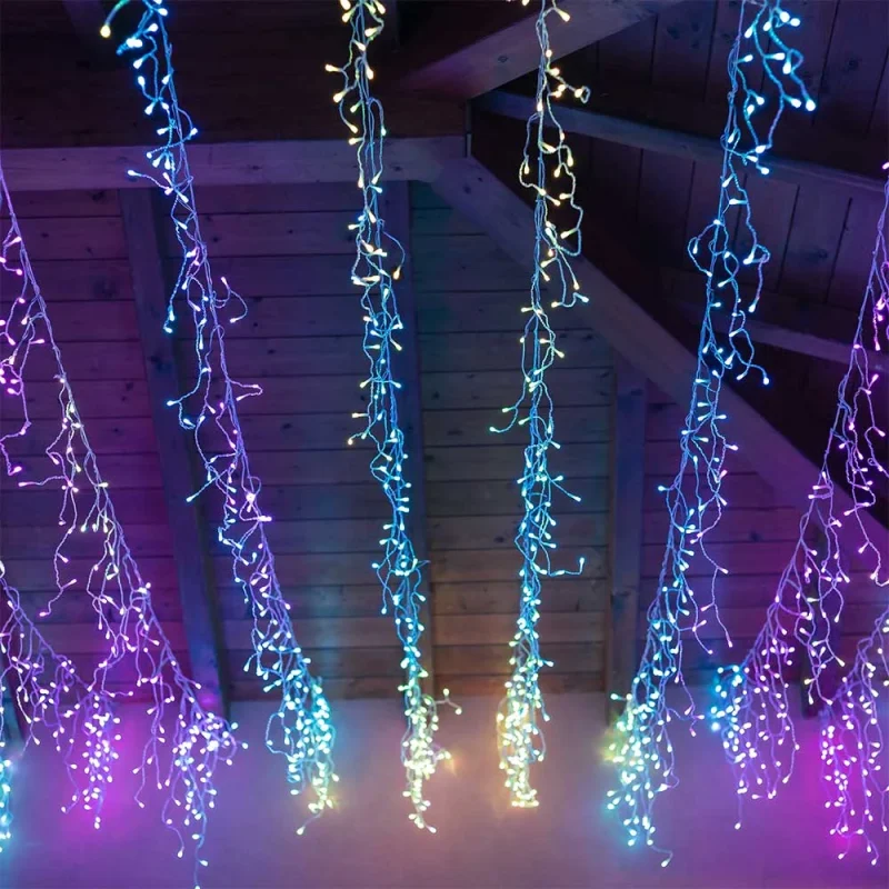 Twinkly Plus RGB+W LED Icicle Lights